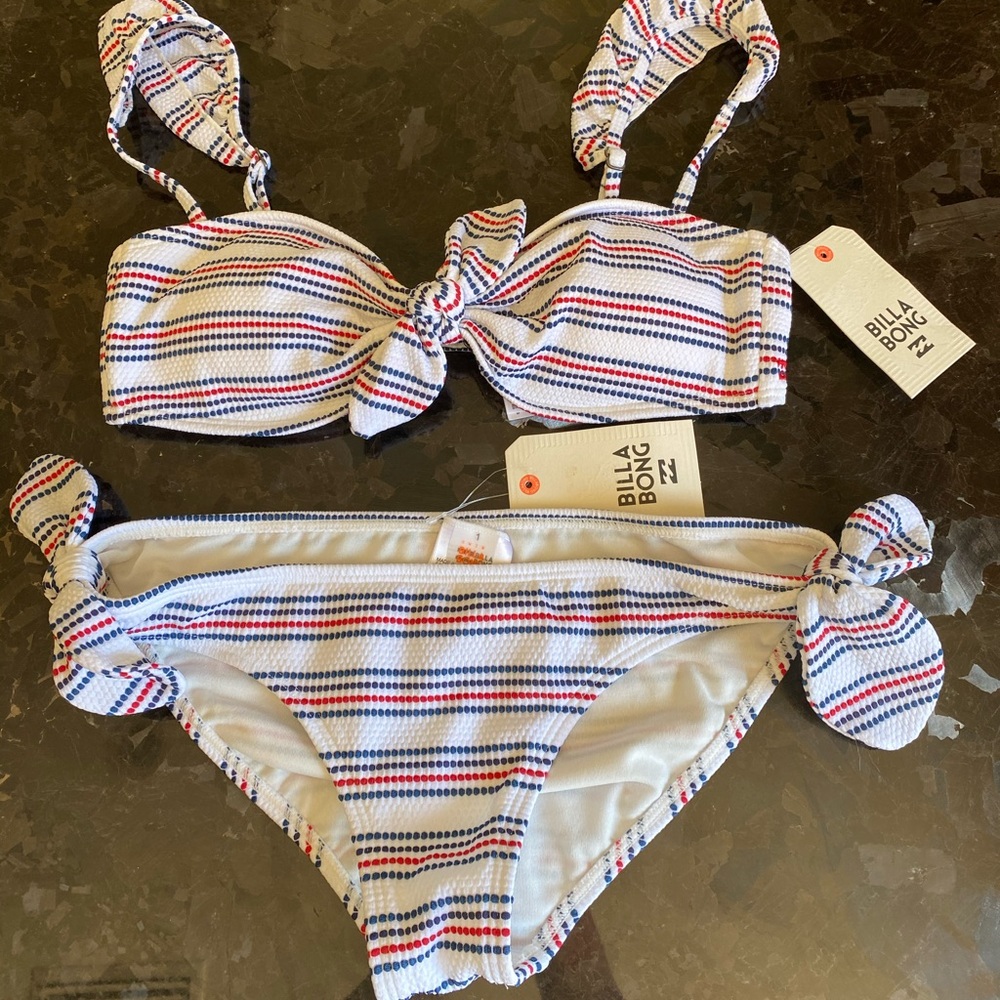 Billabong Red White & Blue Bikini
